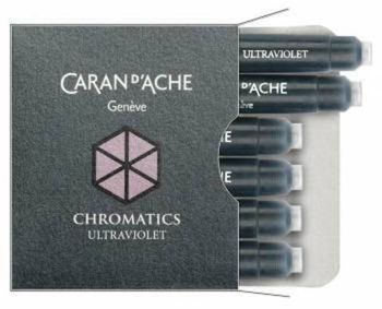 Картридж Carandache Chromatics Ultraviolet для перьевых ручек 6шт в уп (8021.099)
