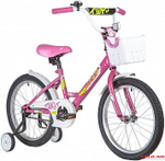 Велосипед NOVATRACK 18" TWIST розовый