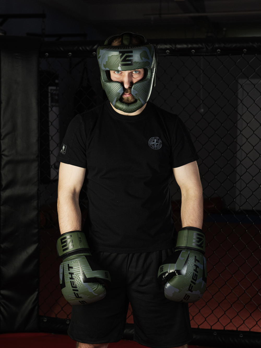 Перчатки для бокса Tomorrow Star Warrior Green Black