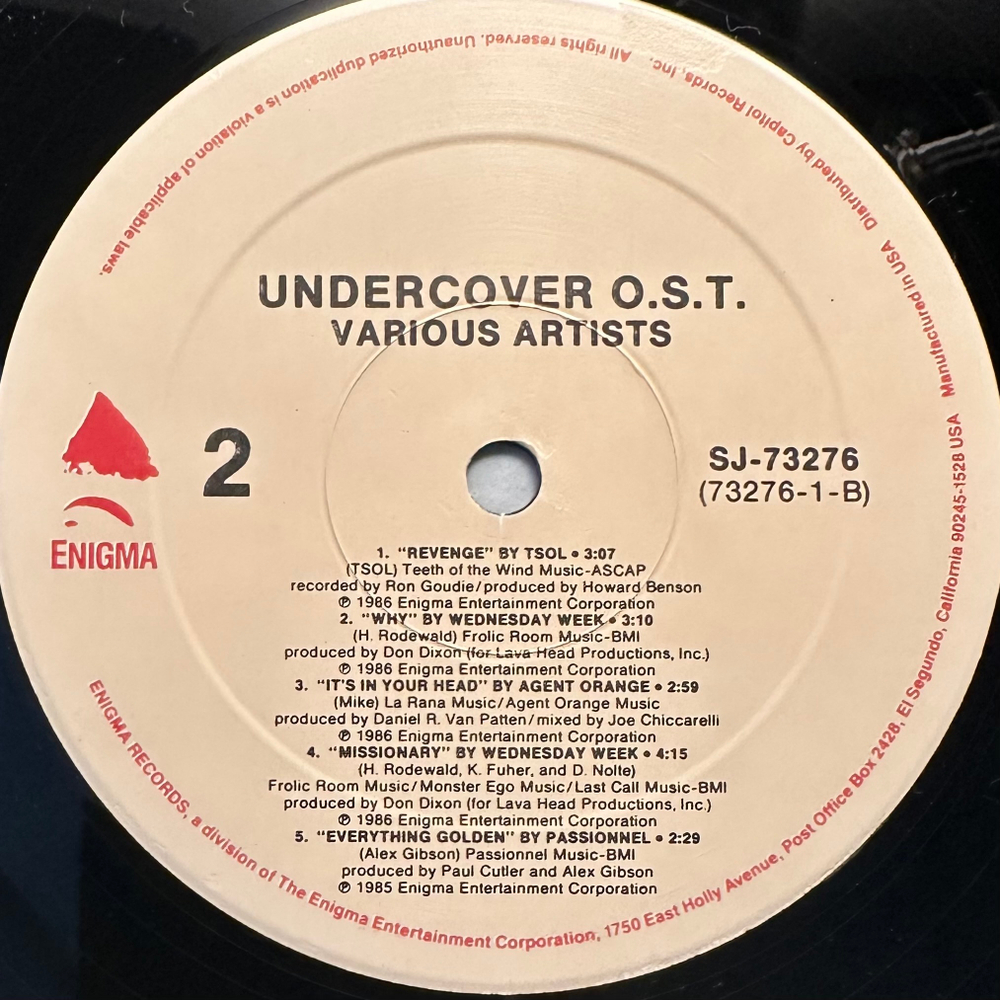Various - Under Cover (США 1987г.)
