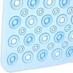 Коврик в ванну 67х37"Кордеса» синий