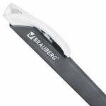 Ластик выдвижной + 2 сменных ластика BRAUBERG "TRIOS", 120х6,9х7,8 мм, графитовый корпус, 272692