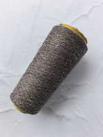 100% кашемир с пайетками - 100гр - темный беж