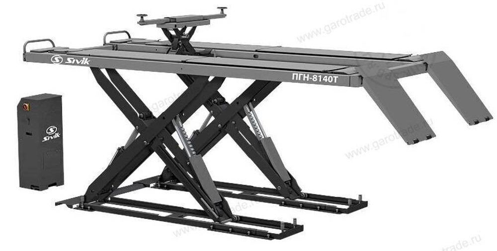 Подъемник ножничный для РУУК ГП 4000 кг С Траверсой 2,5 т ПГН-8140Т Сивик
