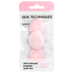 Real Techniques, Multi Miracle, пудра-пуховка, трио, 3 шт.