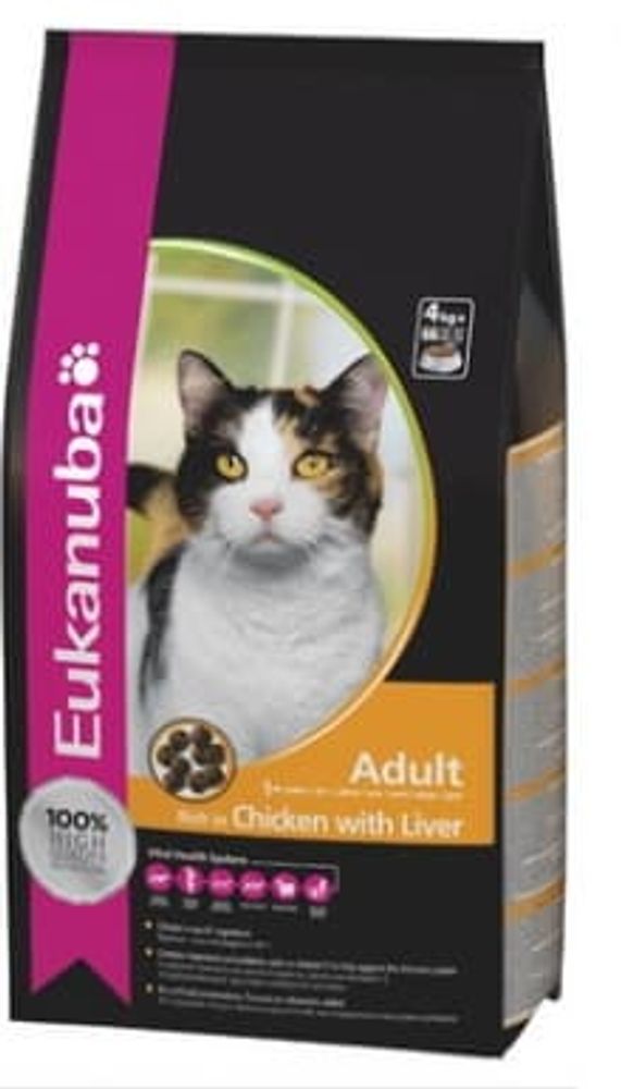EUK Cat для взрослых кошек курица/ливер 400 г EUK Cat для взрослых кошек курица/ливер 400 г