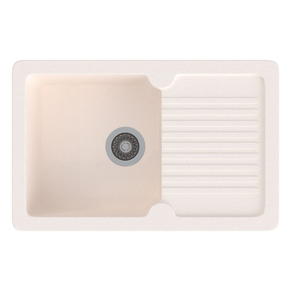 Мойка для кухни GAMMA STONE GS-24 (белый)