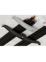 Держатель кабеля двусторонний для прямого монтажа черный (20шт/уп) Промрукав PR13.0383