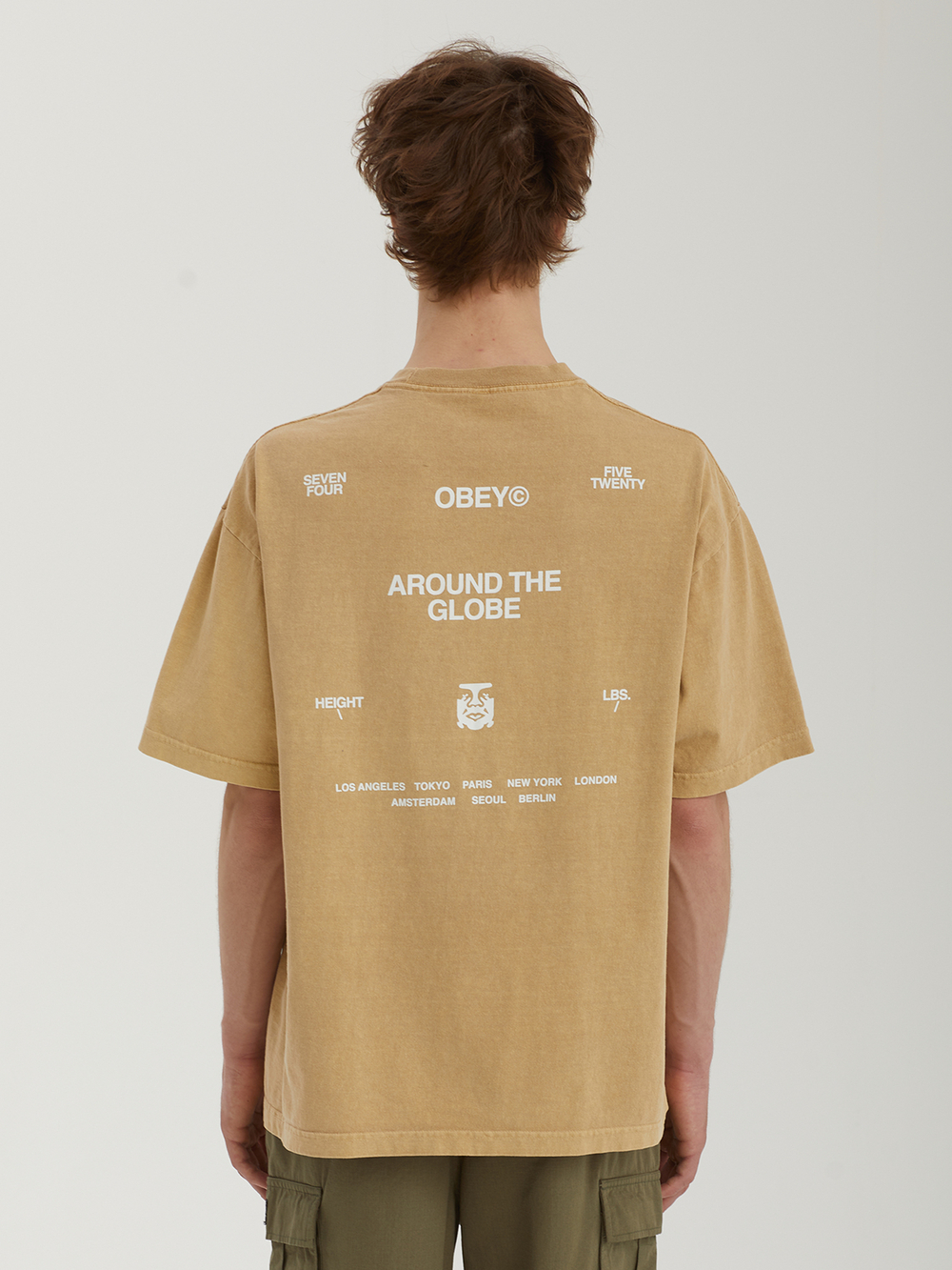 Мужская Футболка Obey Around The Globe