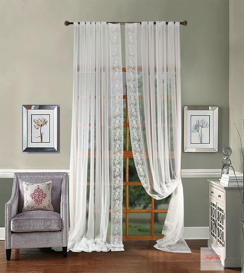 XL-Тюль Лилу-Т французская сетка грек (экрю)