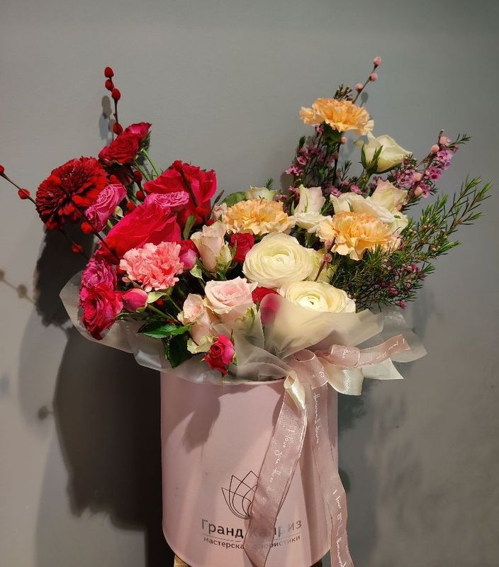 Композиция "Алая нежность"