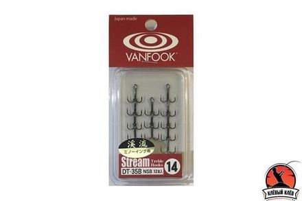 Тройники VANFOOK DT-35 #6 NS Black