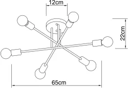 Потолочная люстра Arte Lamp