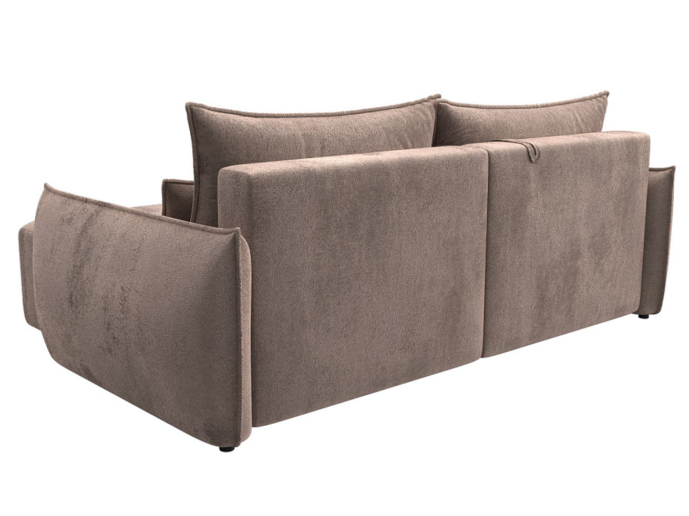 Диван угловой Лига-051 НПБ угол универсальный ВЕЛЮР TOWER 05 бежевый