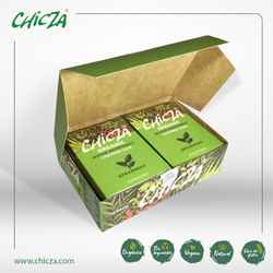 CHICZA ORGANIC Жевательная резинка органическая биоразлагаемая со вкусом перечной мяты 10 Х 30г