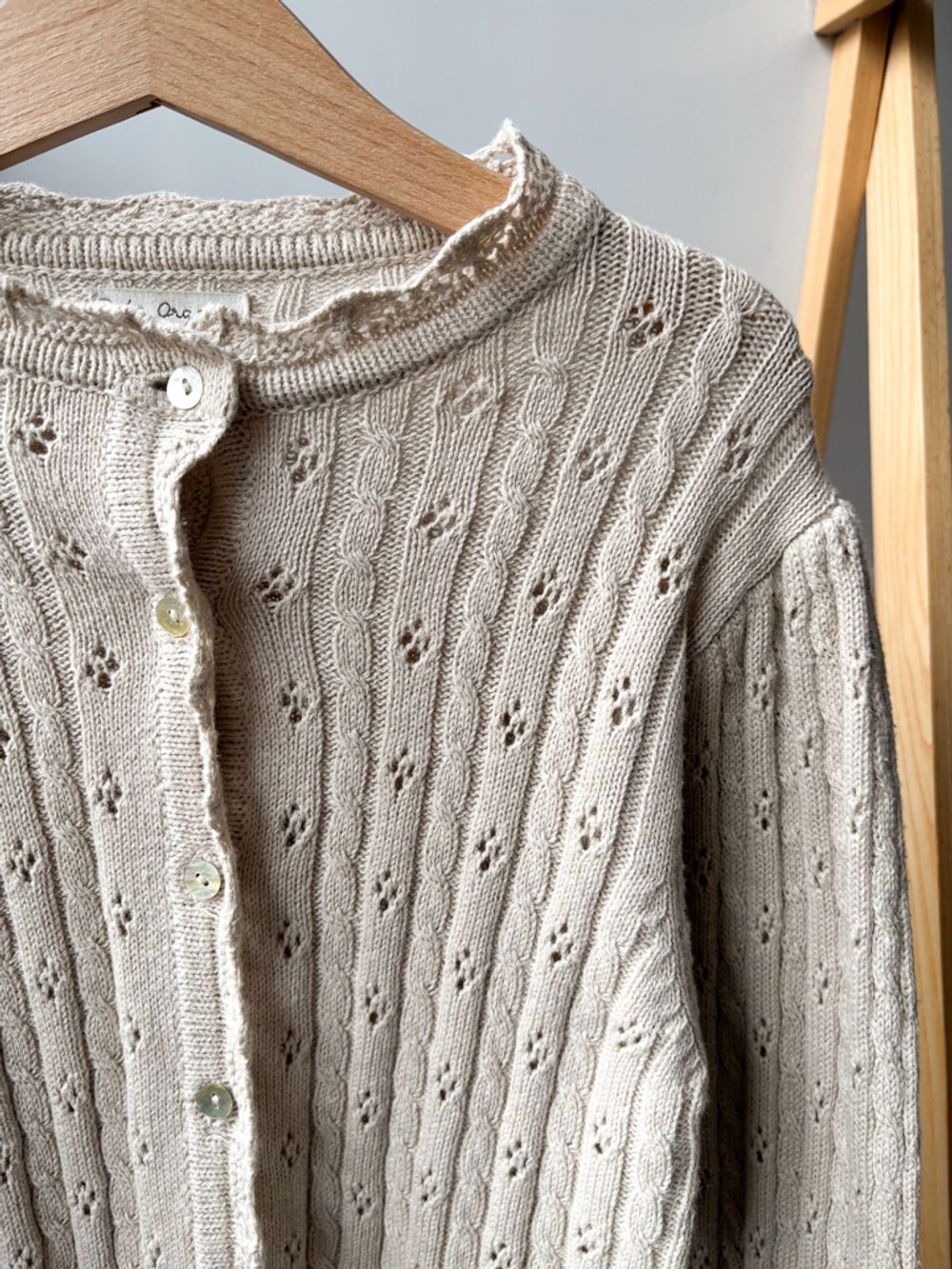 Хлопковый кардиган Bebe Organic, 116