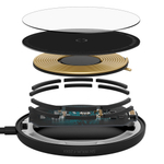Беспроводная зарядка Baseus Simple Mini Magnetic Wireless Charger - Black