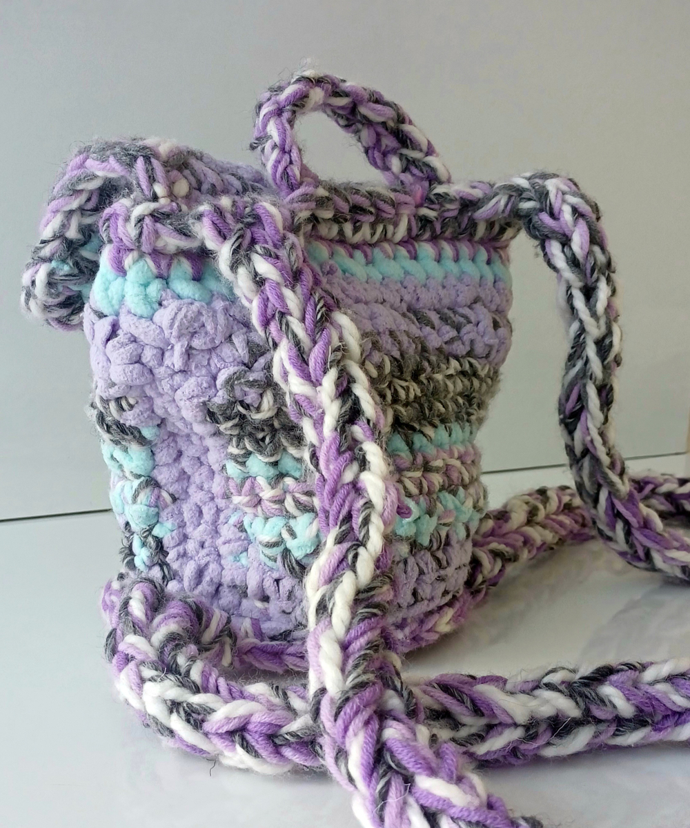 Рюкзак женский вязаный