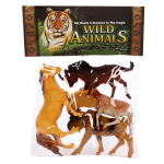 Набор диких животных 4шт, пакет B4-4