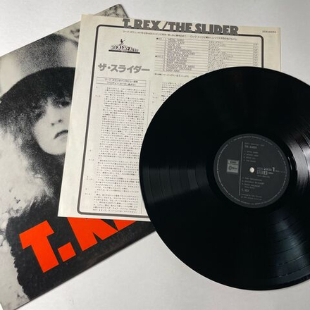 Винтажная виниловая пластинка LP T. Rex The Slider (Japan 1977) (No Obi) Metal Guru