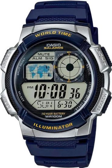 Электронные наручные часы Casio AE-1000W-2A