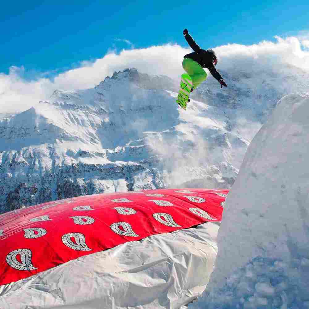 Надувная подушка «FreestyleBag» для фристайла и экстрим-прыжков, 12×8×3,5 м