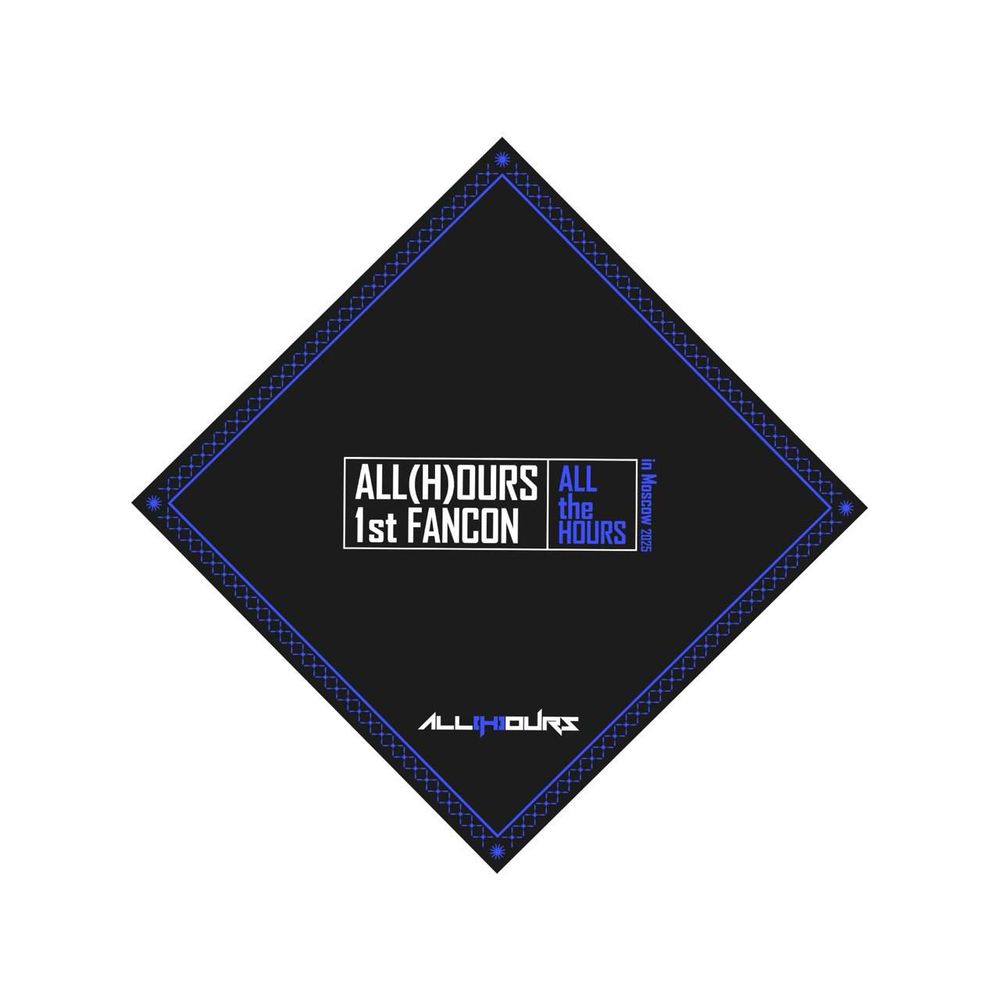 Платок-бандана ALL(H)OURS - 1st Fancon All The Hours in Moscow