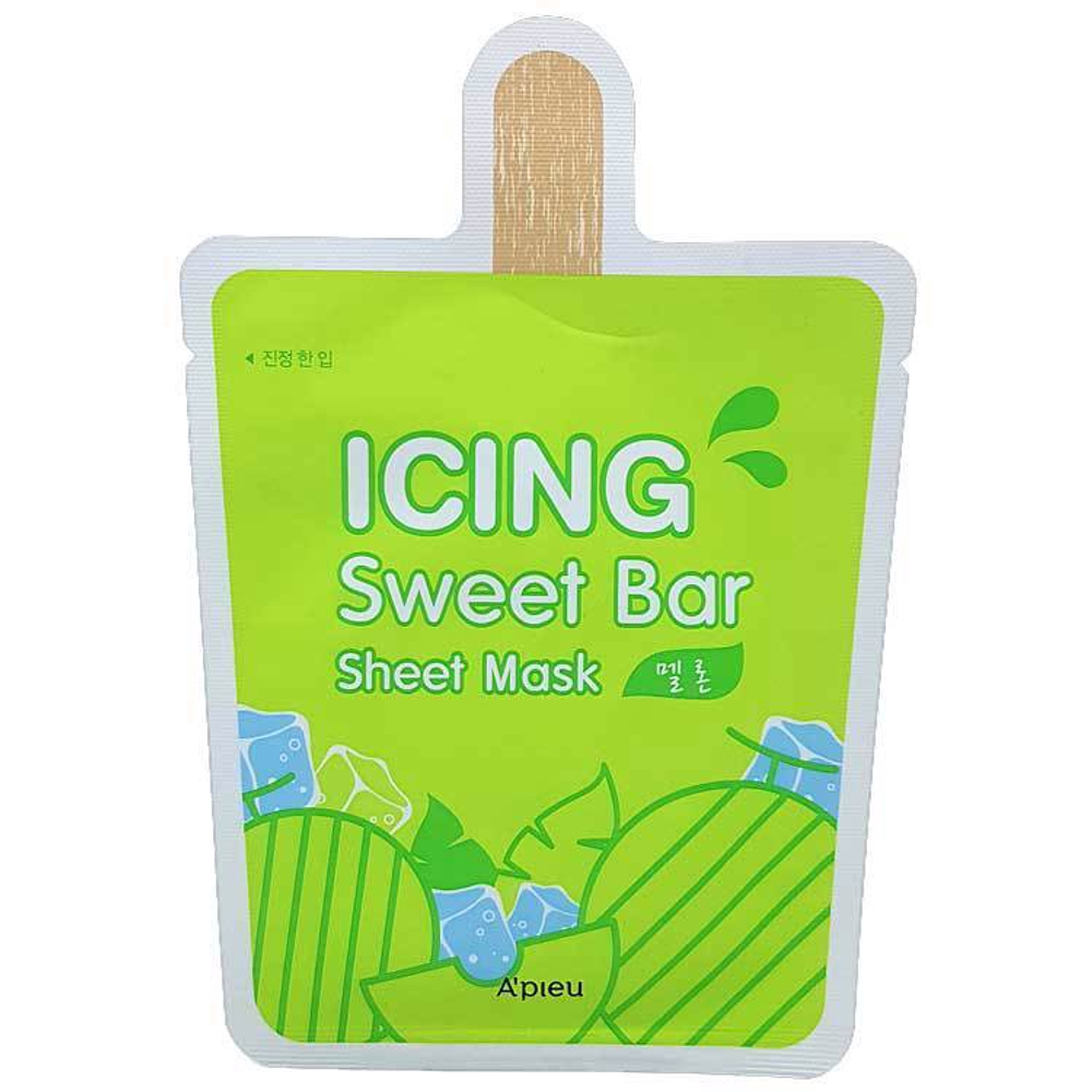 A'PIEU Маска-мороженное листовая увлажняющая Icing Sweet Bar Sheet Mask (Melon)