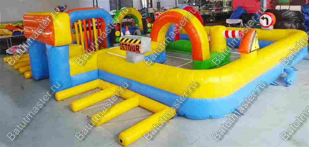 Надувная трасса "Гран-При", 9*6*2,5 м