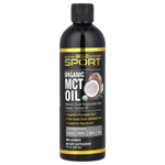 California Gold Nutrition, Sport, органическое масло MCT, без добавок, 355 мл (12 жидк. унций)