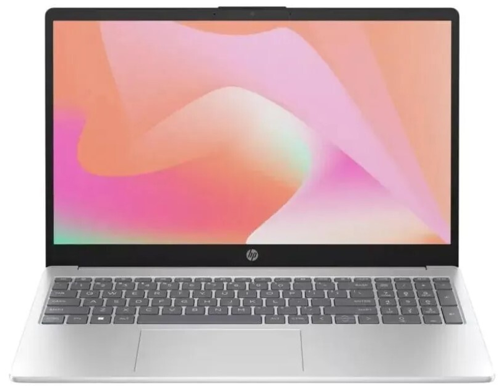 Ноутбук  HP 15-fc0003nia 15.6 ", Ryzen 5, 8 Гб RAM, 512 Гб SSD, Radeon Graphics, Серебристый