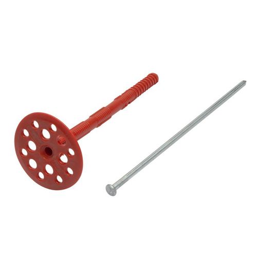 Дюбель для теплоизоляции 10х160 мм IZM с металлическим гвоздем Tech-Krep