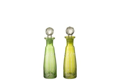 Сосуд декоративный  "Ретро" в ассортименте 4,5x4,5x20см