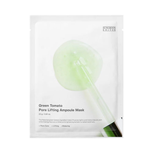 Sungboon Editor Green Tomato Pore Lifting Ampoule Mask 23g 1шт