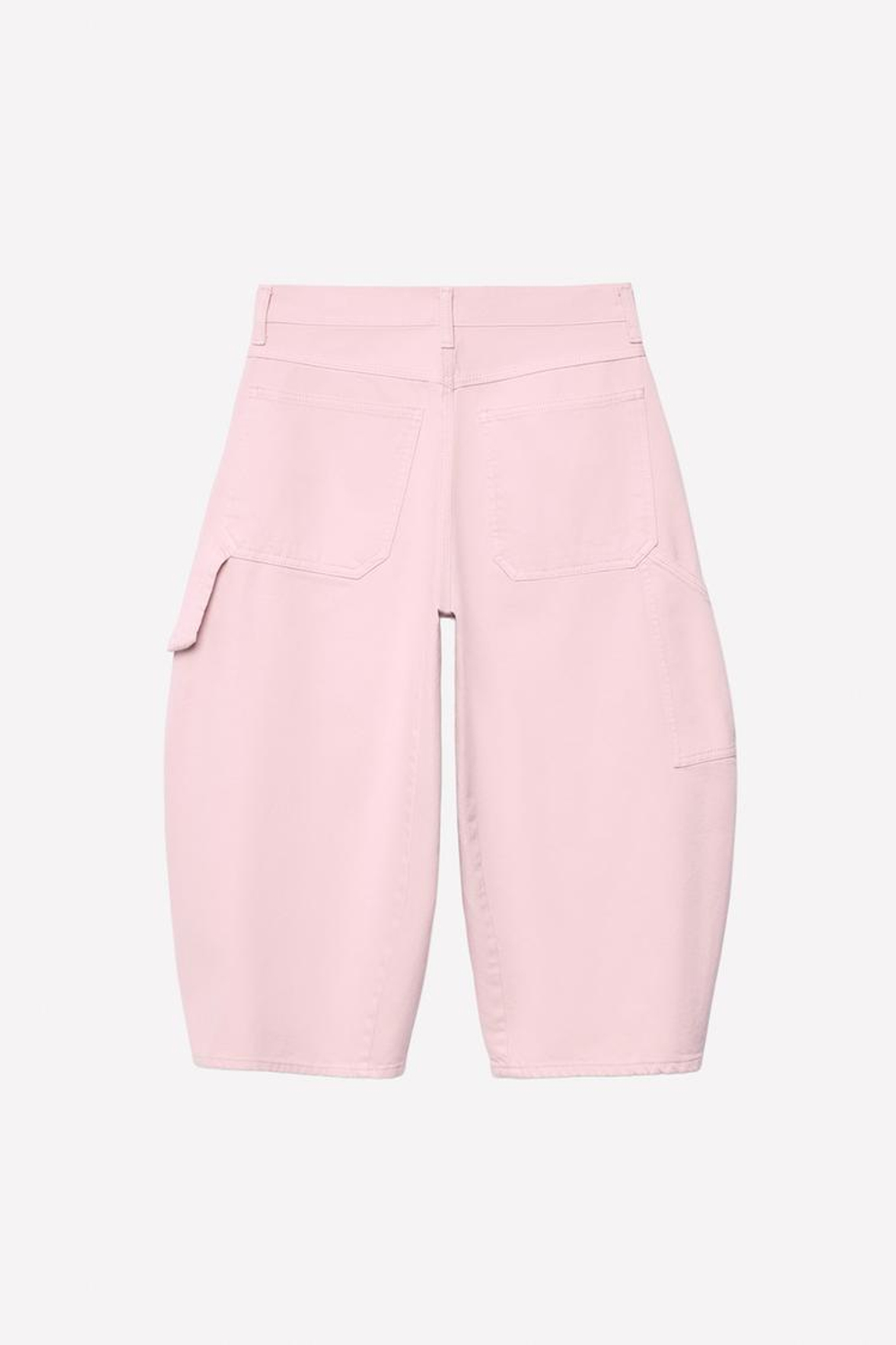 ZARA ШОРТЫ С ЗАЩИПАМИ — THE ITEM ZARA WOMAN, РОЗОВЫЙ