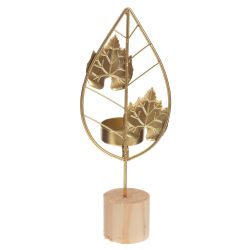 GAEM Подсвечник, L8 W7 H21 см