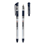 Ручка шариковая, масляная, Piano, синие чернила, серия "Piano Track", пластиковый корпус белого цвета, 50 шт