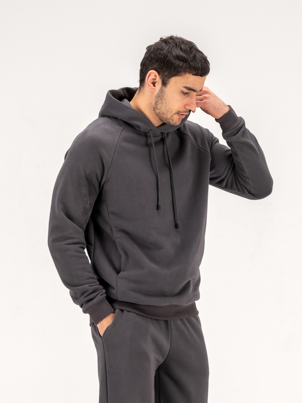 Костюм мужской спортивный (без начеса) Графит