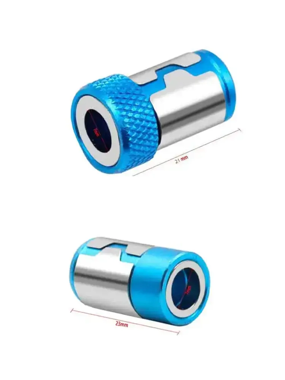 2шт Магнитный держатель для бит и отверток 1/4 дюйма,адаптер для шуруповерта магнитная насадка на биту