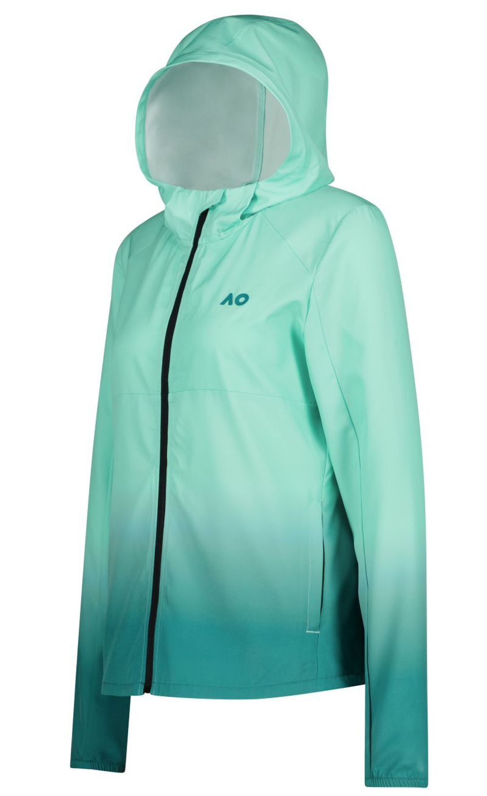 Женская Кофта теннисная Australian Open Accelerate Jacket - court ombre