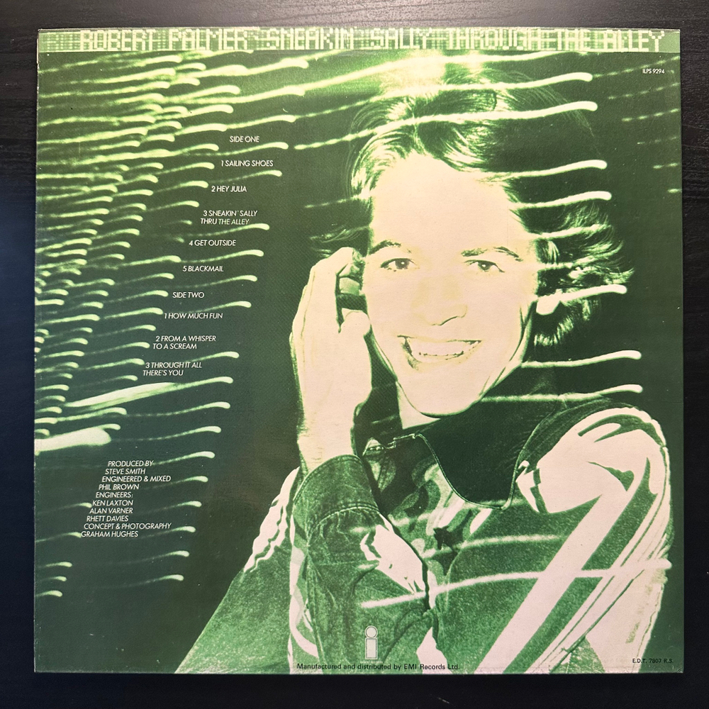 Robert Palmer - Sneakin' Sally Through The Alley (Англия 1982г.)