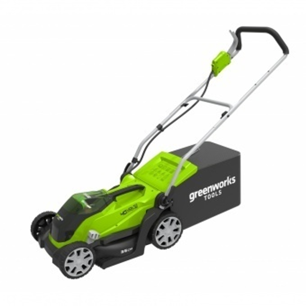 Аккумуляторная газонокосилка Greenworks G40LM35
