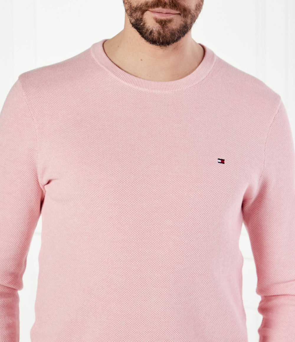 Свитер Tommy Hilfiger - пудро-розовый(MW0MW36347)