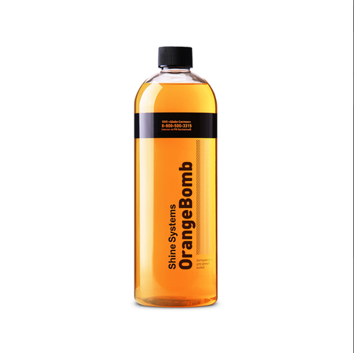 Shine Systems OrangeBomb Shampoo – автошампунь для ручной мойки, 750 мл