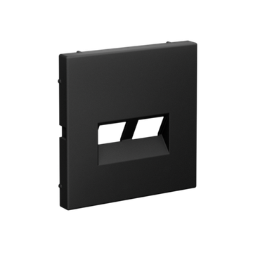 Накладка двойная ArtGallery для информационных функций типа Keystone карбон SE GAL001090