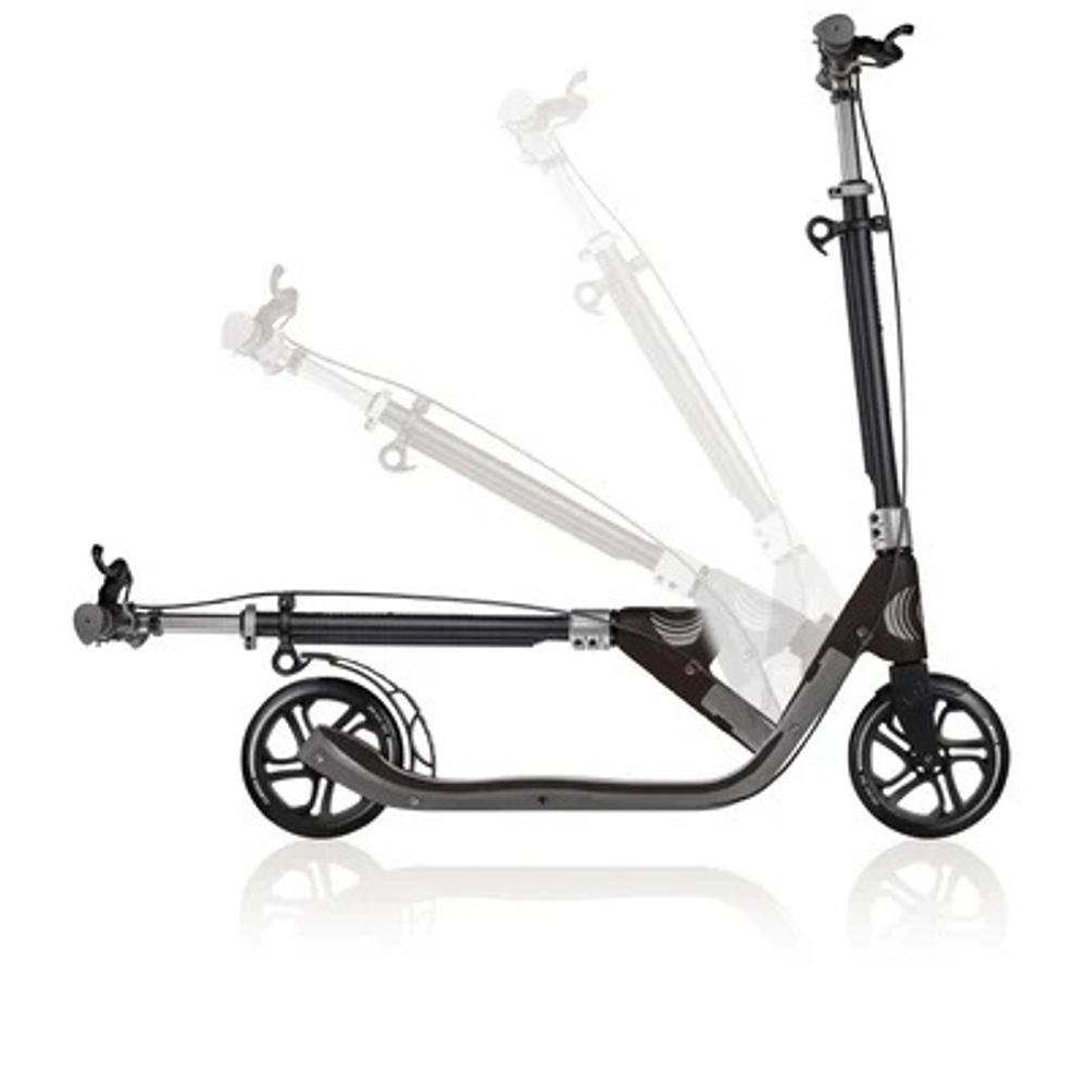Самокат Globber ONE NL 205 DELUXE черно-серый