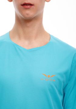 ФУТБОЛКА МУЖСКАЯ VAPOR | SKYBLUE ORANGE