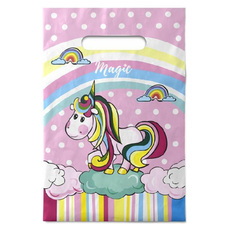 Пакет прорубная ручка Россия 20*30 см 30 мкм ПВД Зефирка 10 шт/уп 2 000 шт/кор