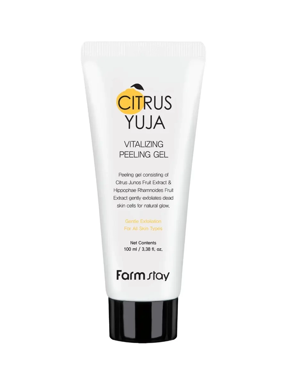 FARMSTAY - ПИЛИНГ - ГЕЛЬ ДЛЯ ЛИЦА С ЭКСТРАКТОМ ЮДЗУ CITRUS YUJA VITALIZING PEELING GEL, 100 МЛ
