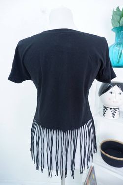 Футболка с бахромой 40/42  размер